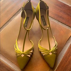 SJP satin ballet heels